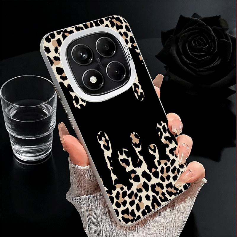 Leopard Print Trend Desgin Shockproof Phone Case for Xiaomi Redmi Note 15 14 13 12 Pro Plus 11 11S 11T 5G Cover Anti Fall Fundas
