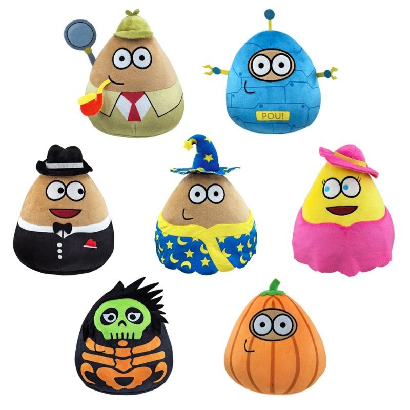 

Game My Pet Alien Pou Плюшевая игрушка Furdiburb Emotion Alien Plushie Мягкая кукла Pou AAA