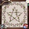 Divinations Tablecloth Pentagrams Astrologys Tarots Tablecloth Altars Cloth