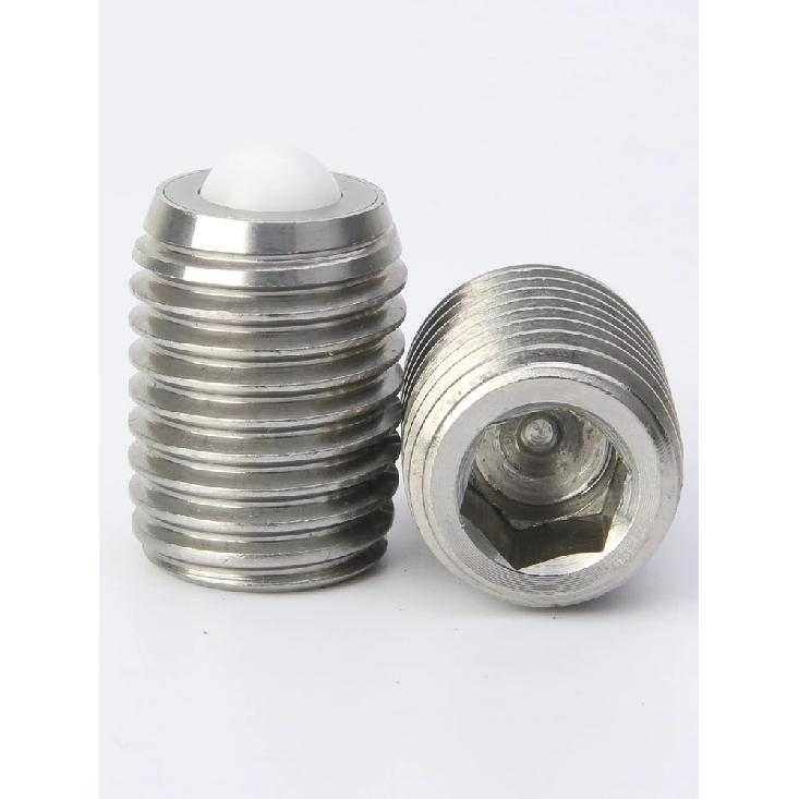 

2pcs Hex Socket Conveyor Bearing Conveyor Ball Roller POM/Stainless Steel Ball Transfer Unit Ball Rollers With Set Screw KST320-M8