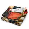Napoleon Bonaparte Crossing the Alps Fleece Throw Fashion Blanket Art for Home Knitted Fashion Blanket Car Lightweight Multifunction