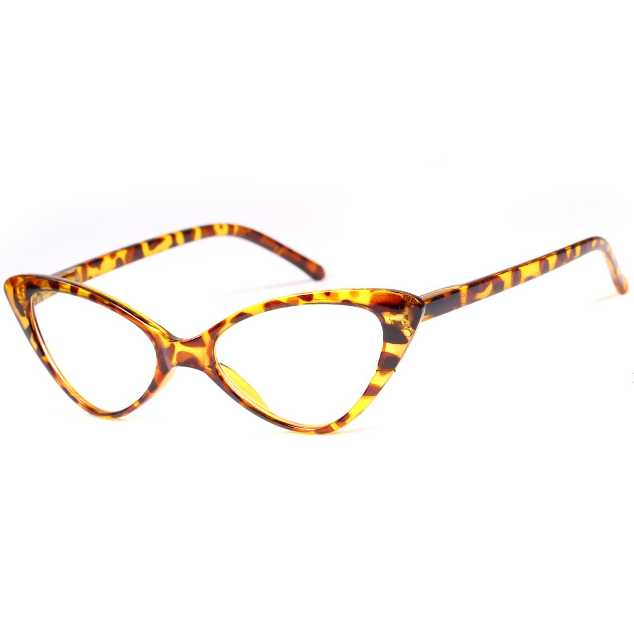 

1pc Womens Stylish Cat-Eye Blue Lightweight Blocking Eyeglasses Vintage Black Reading Eyeglasses with HIGH-DEFINITION Lens + 1 .0to+3.0 2.5