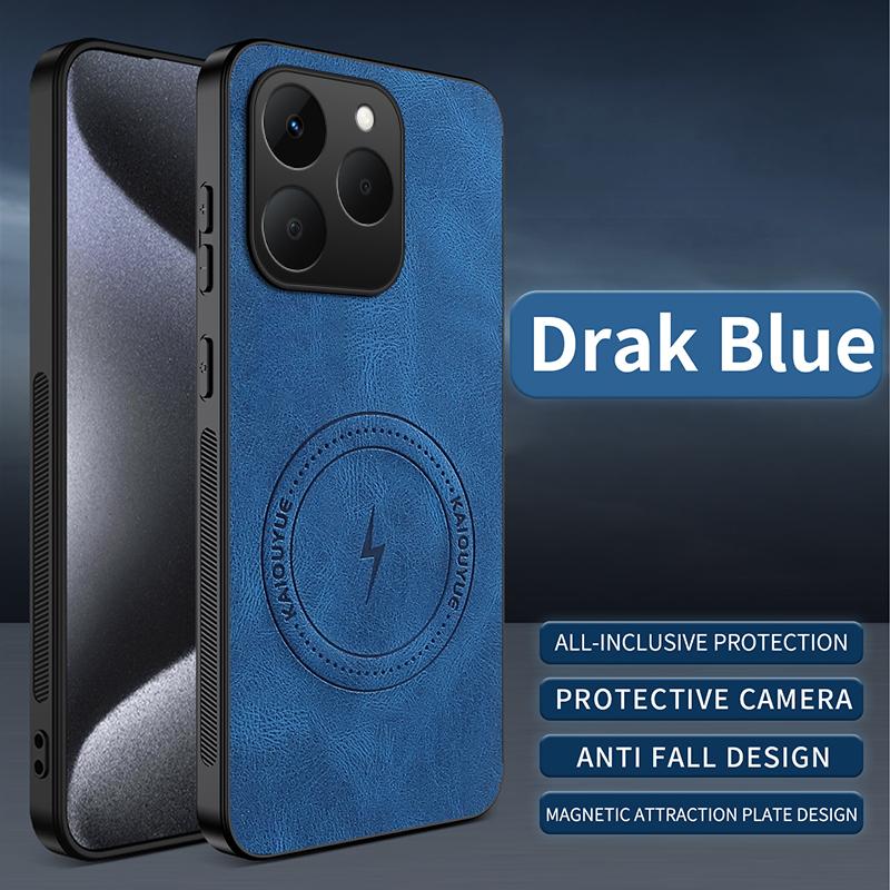 Pro Realme 15T 5G Pouzdro Magsafe Luxusní Ovčí Kůže Magnetické Matné Nárazuvzdorný Kryt Zadní Strany Telefonu Pro Realme 15T 5G Skořepina Nárazník Funda