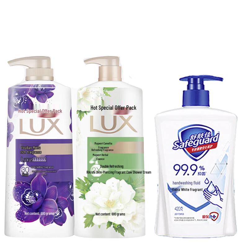 

Lux Shower Gel & Safeguard Hand Wash Set