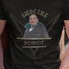 T-shirt Unisex Ispirata all'Art Déco di Hercule Poirot T-shirt del Detective Belga T-shirt Unisex
