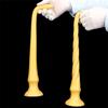 Damen Extra Lange Gold Silikon Weiche Extra Lange Peitsche Extra Lange Hintere Anal Plug Streifen Anal Expansion Masturbator