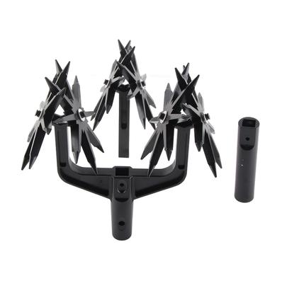 Rotary Cultivator Tool Garden Handheld Tiller Cultivator Cordless Tiller for Reseeding Grass Or