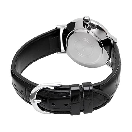 [Casio] CASIO Quartz Men's Watch MTP-VT01L-7B1 Silver X Black Leather Band Overseas Model [Parallel Import]