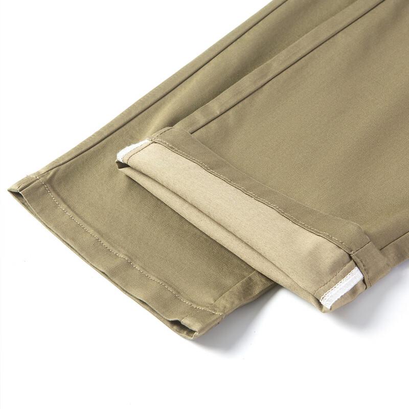 MONTAGUT Men's Ice-Cool Silk Blend Straight Fit Casual Pants