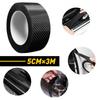 Carbon Fiber Door Car Plate Sill Scuff Cover Anti Scratch Sticker Protector 3m
