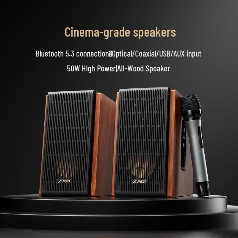 Aktivní stolní reproduktor F&D R28BTPLUS CN zástrčka (adaptér součástí dodávky)