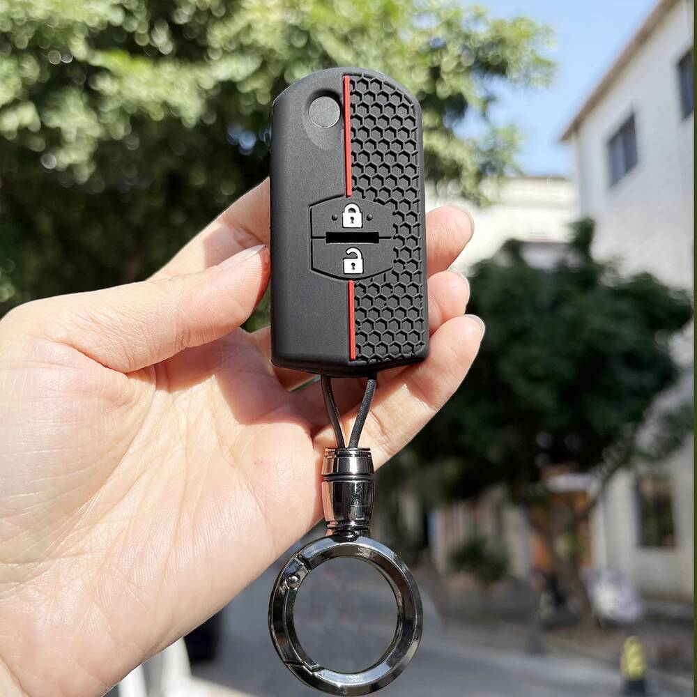 Keychain Key Case For Mazda 3 Bk 3 Bl 6 Gg M3 M5 M6 Cx-5 Cx7 Cx9 Rx8 Demio 2 3 5 6 Mx5 Mpv Silicone Keyboard Cover Fob Key Case