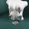 Heavy-Duty Butterfly Nipple and Clitoral Clamp Set for Intense Sensation