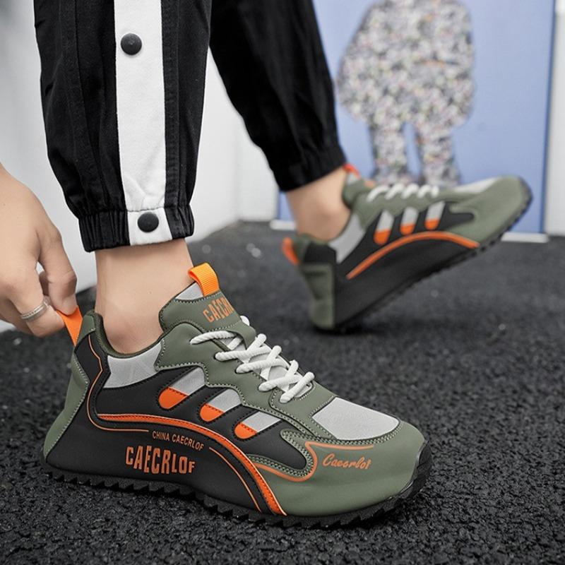 Outdoor Travel Sneaker Men Size 39-48 Casual PU Leather Breathable Sports Shoes Hot Sale Male Lace-up Soft Sole Vulcanzied Shoes