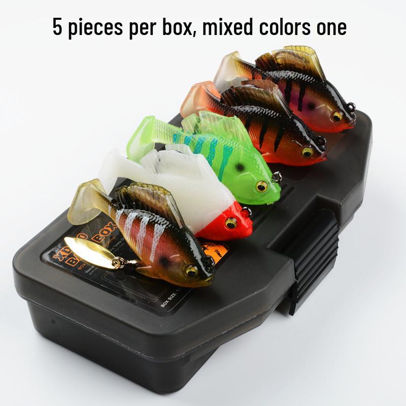 

Сумка для приманок Jumping Fish 2-го поколения с защитой от зацепов для ловли окуня, сома и мандариновой рыбы – Мягкие приманки для пресноводной и морской рыбалки. 5.5cm 10g