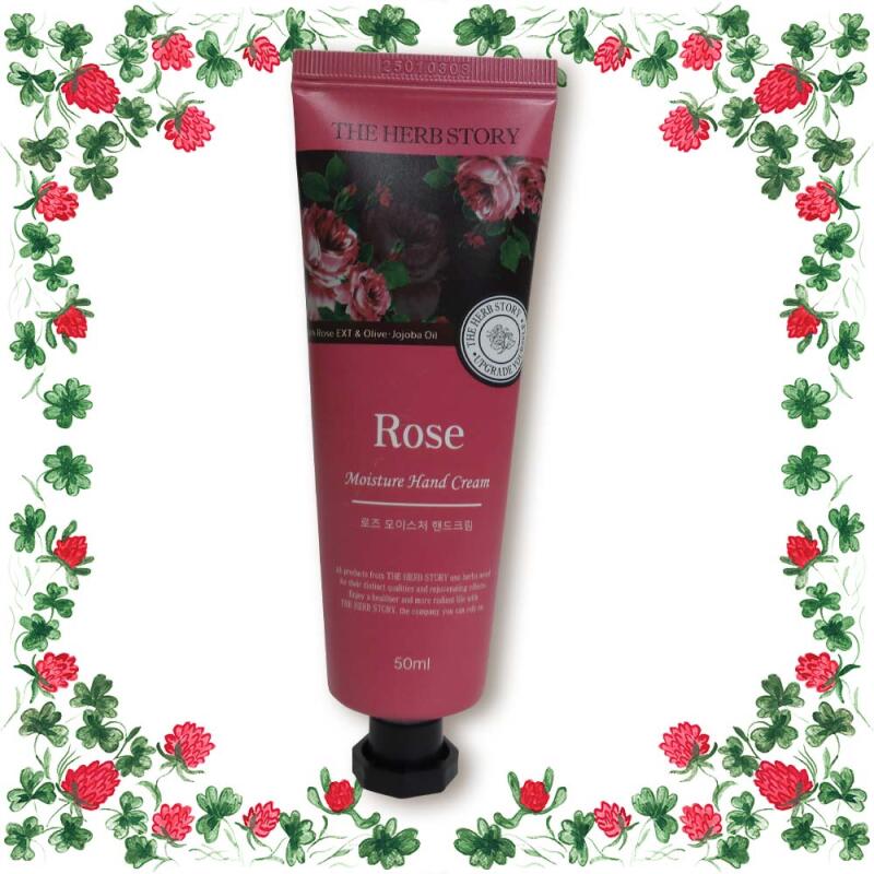 THE HERB STORY Hochfeuchtigkeitsspendende Handcreme Rose 50ml
