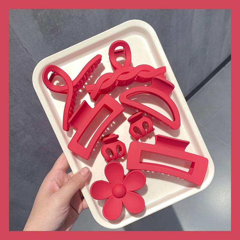 8 Stück Vorteilspack~Große einfache Haarspange für Damen, Haarspange für Hinterkopf, Hochwertige Haarklammer, Explosive Haarspange