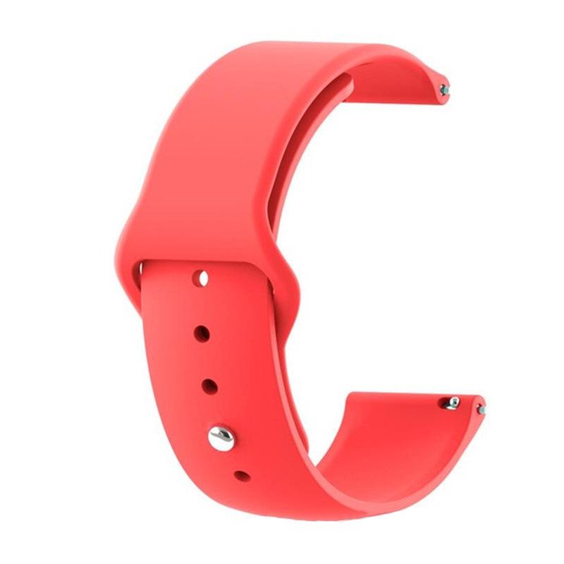Universal Silicone Sport Watch Strap for 18/20/22mm Samsung Galaxy & Huawei