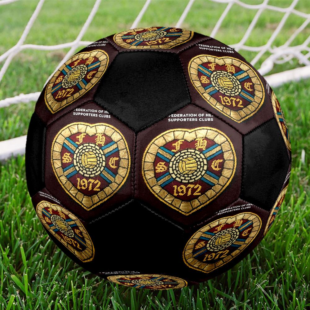 Hartes Football Club Indoor Soccer Ball Colorful Machine Stitched PVC Size 5 Team Training Competition Ready Durable High-Bounce Cool Sports Gift