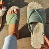 Summer Fashion Women's Slippers, Portable Beach Summer Flat Sandals for Ladies