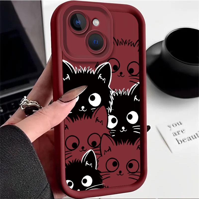 Phone Case For Tecno Spark 40C /TecnoSpark40C Spark40C 40 C Case Candy Soft Silicon Protect Cover Cartoon Cute Cat Print Pattern