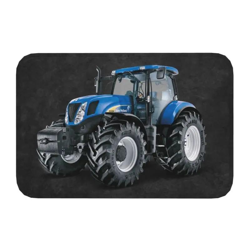 Funny Tractor Design Doormat Non-Slip Backing for Kitchen Bathroom Balcony Entryway Rug Carpet Floor Mat Decor