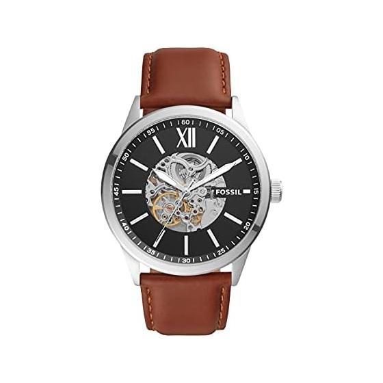 [Fossil] Automatic Watch FLYNN BQ2386 Men s Brown Genuine Imported Product