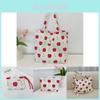 Adorable Apple Print Canvas Tote Bag With Large Capacity For Trendy Commuters