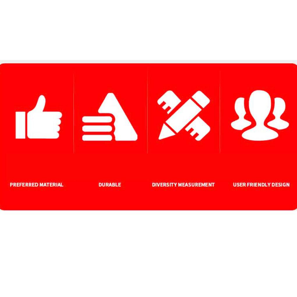 Formă Ecartament de Profil din Plastic Irregular Ecartament din Plastic ABS Riglă de Profil Instrument de Măsurare Marcare