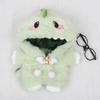 Cotton Doll Clothes 20cm Dinosaur Pajamas Flannel Hooded Onesie Winter Outfit Cute Plush Kigurumi for Dress Up