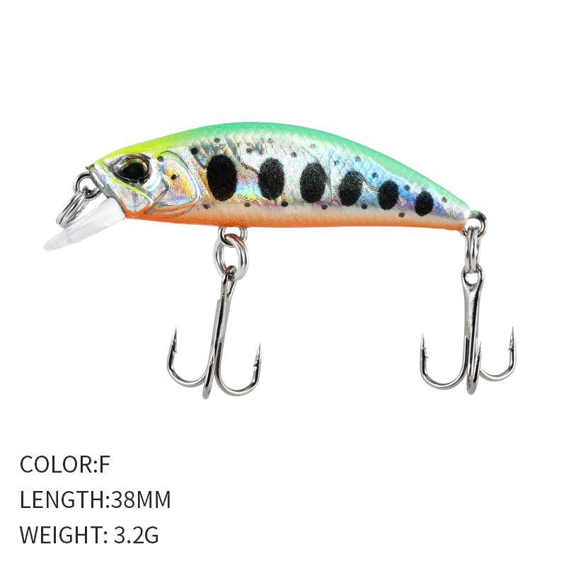 38Mm 3.2G Mini Sinking Minnow Fishing Lures Jerkbaits Peche Artificial Bait Wobbler Lure For Trout Bass Carp Fishing