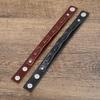 New Retro Cowhide Personalized Leather Bracelet Men Creative Jewelry European and American Style Gift