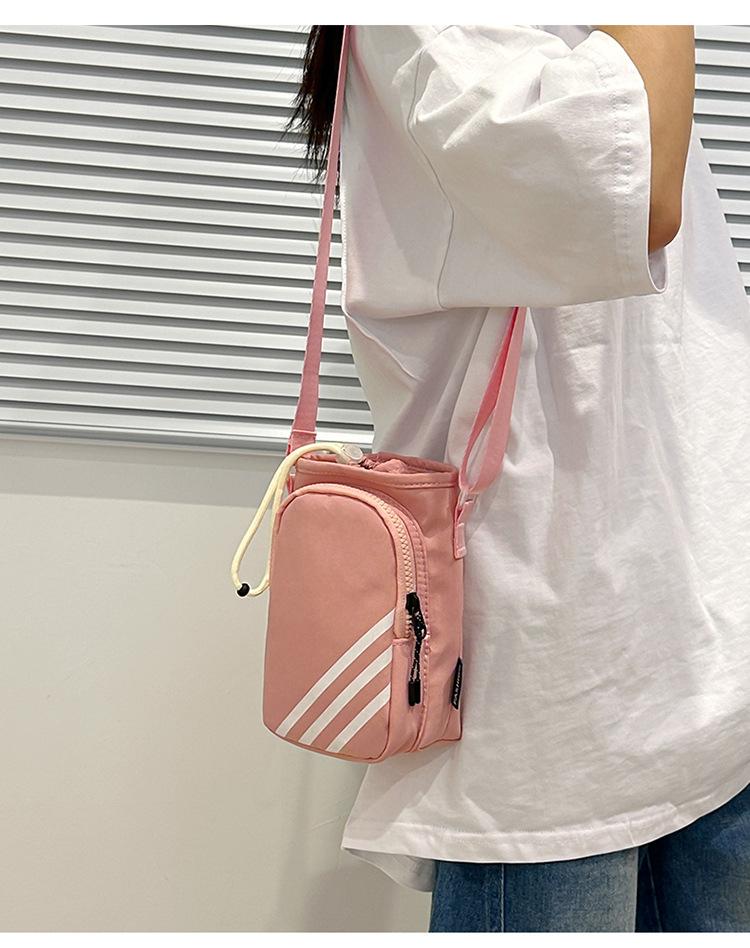 

Новая сумка для мобильного телефона весна-лето 2025 через плечо, сумка для мобильного телефона для мелочи, многофункциональная сумка для отдыха и спорта на открытом воздухе, портативная розовый