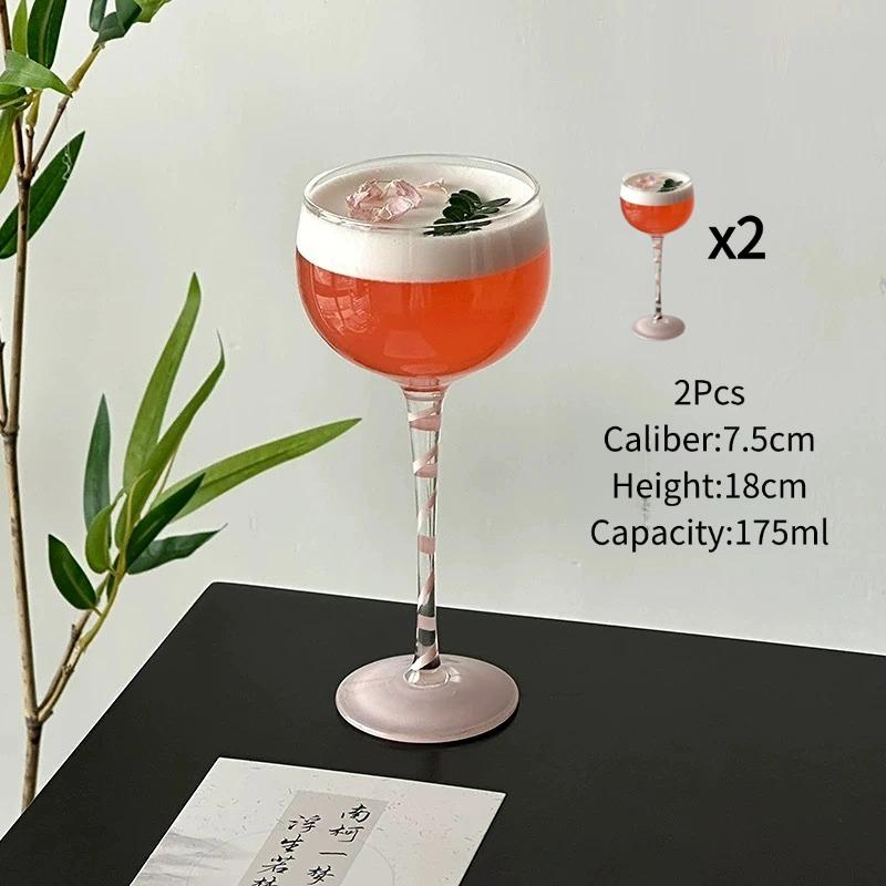 Japanischer Stil Handgefertigte Cocktailgläser Tassen Atmosphäre Weinglas Tasse Glas Pokal Turmgläser Weingläser Bar Küchenwerkzeug