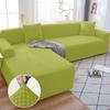 Solid Color Sofa Cover 1/2/3/4 Seater Sofa Cover for Living Room Elastic Spandex L Shaped Corner Sofa Cover Couch Cover for Sofa