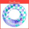 Shiny Grid Swim Ring Creative Thickened Adult Armpit Ring Water Park Swim Ring Wholesale
