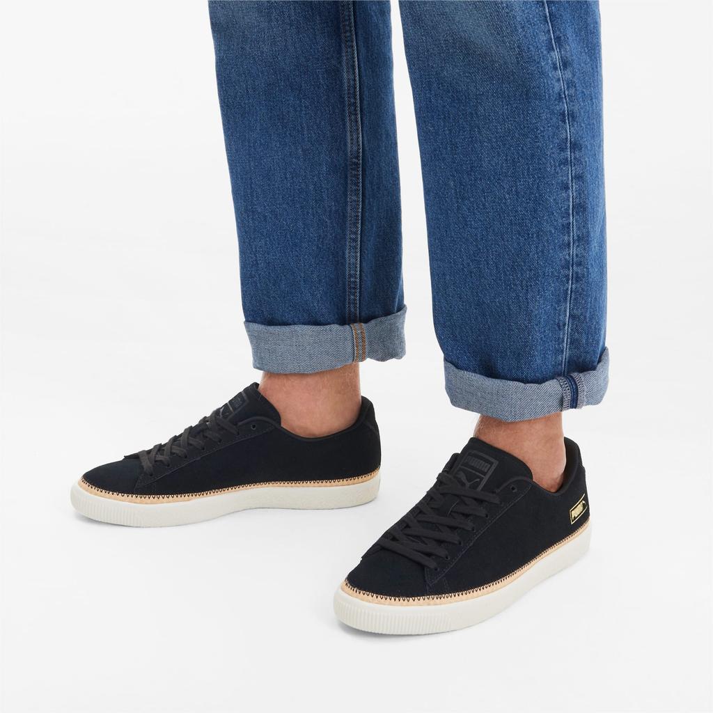 PUMA Suede Trim Dlx Black Unisex 371749-01