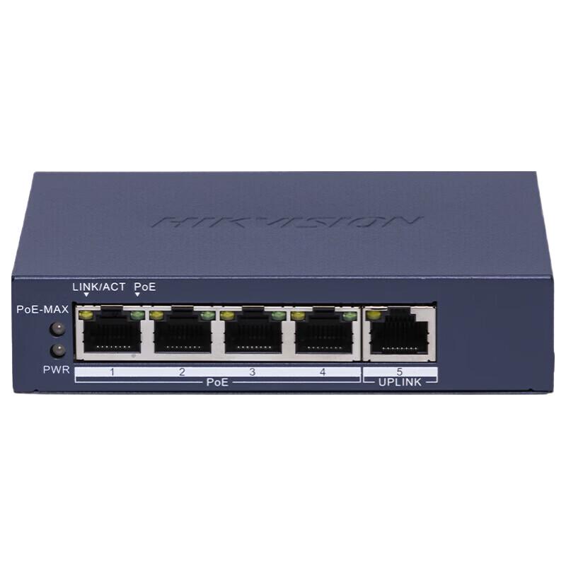 

HIKVISION 5-Port Gigabit PoE Unmanaged Switch