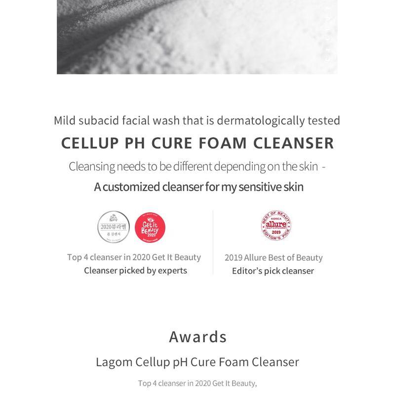 LAGOM Cellup pH Cure Foam Cleanser Mini