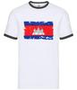 Cambodia Flag - Mens Ringer - Phnom Penh Country Travel Flags Asia