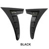1Pair Universal Carbon Black Car Fender Side Vents Air Flow Intake Hole Grille Sticker Cover Car Styling Exterior Accessories