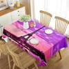 Eiffel Tower Tablecloth, Paris Square Table Cover for Kids Boys Modern Building Table Cloth for Dining Kitchen Home Indoor Decor