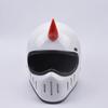 1Pc Motorcycle Helmet Ox Horn Cool Devil Suction Decor Cup Headwear Accessory
