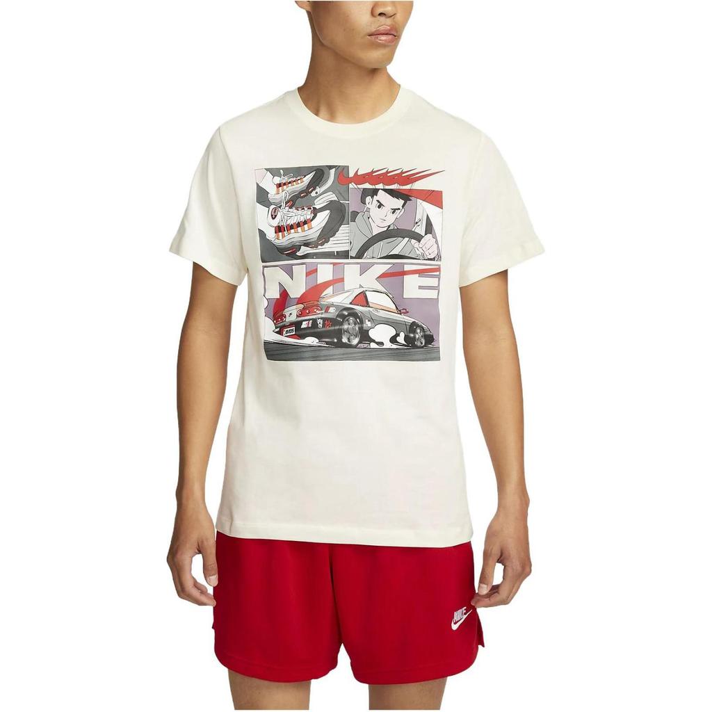 New Nike T Shirts Men's Ivory White FD1336-110