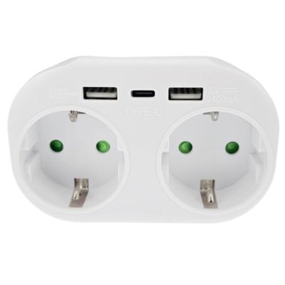 EU KR Plug napájecí proužek se střídavými zásuvkami USB nabíjecí porty Zásuvka ve zdi Napájecí adaptér Elektrická zásuvka pro domácí kancelář