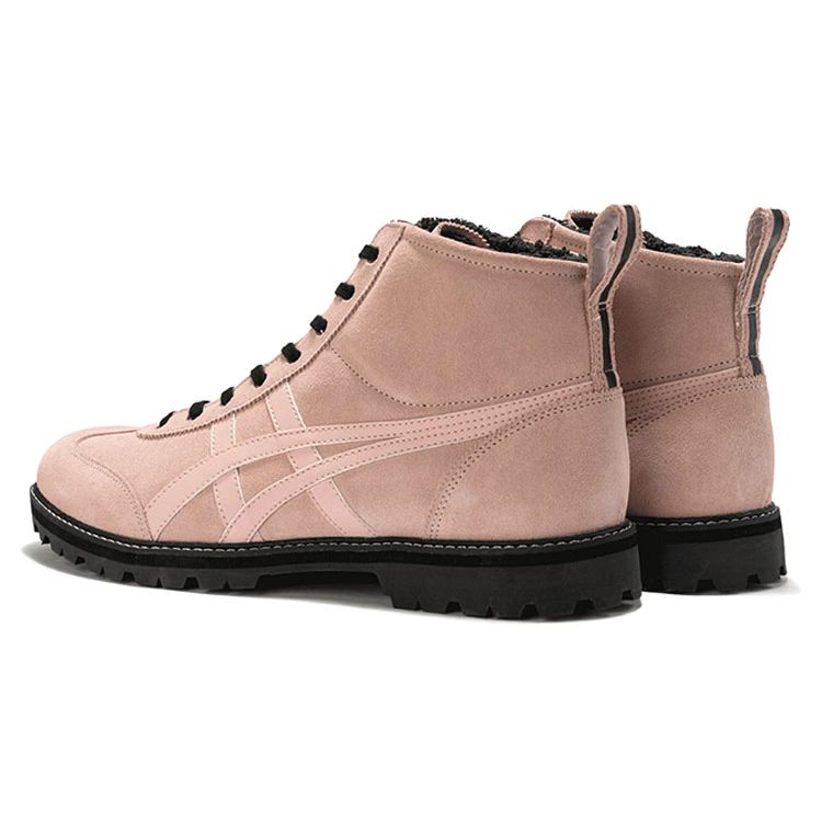 ONITSUKA TIGER Rinkan Boot Synthetic Leather Non-Slip Warm Durable High-Top Skate Shoes Unisex Boots Pink 1183B407-700
