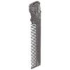 Pettine per Capelli e Barba in Lega di Zinco Portatile Incisione Tridimensionale Vintage per Salone di Bellezza Casa