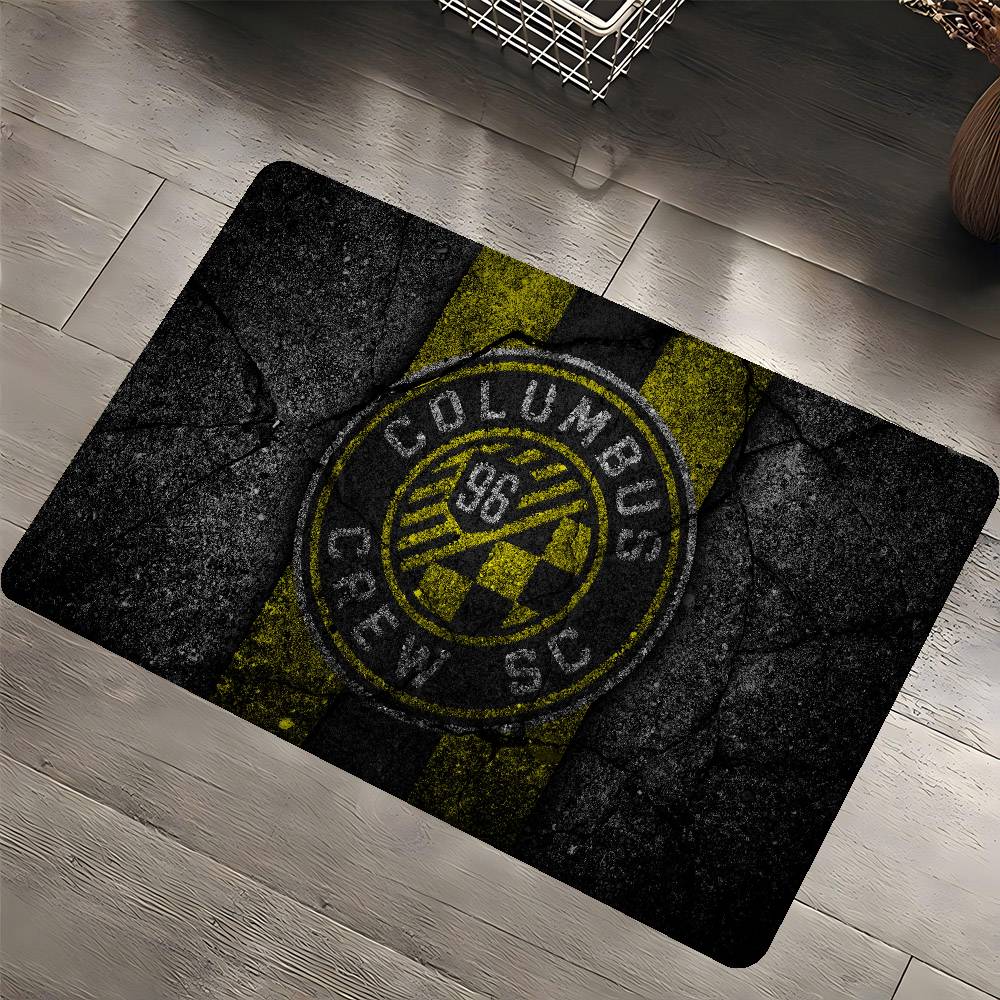 C-Columbus Crew SC Bathroom Mat Anti-slip Absorb Water Long Strip Cushion Bedroon Mat Welcome Doormat