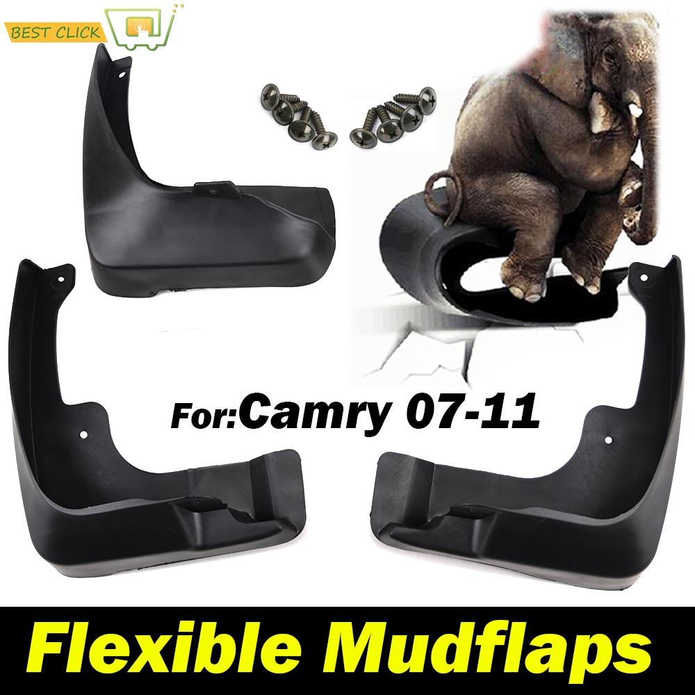 4Pcs Flexible Mudguards For Toyota Camry Altis Aurion XV40 2007 2008 2009 2010 2011 Mud Flaps Mudflaps Splash Guards Mud Flap Russian Federation