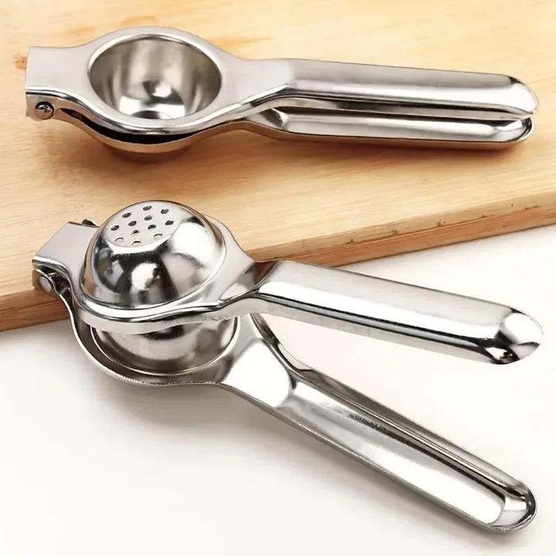 Stainless Steel Manual Juicer Processor Lemon Squeezer Orange Fruit Household Lemon Clip Fruit Pressing Kitchen Accessories